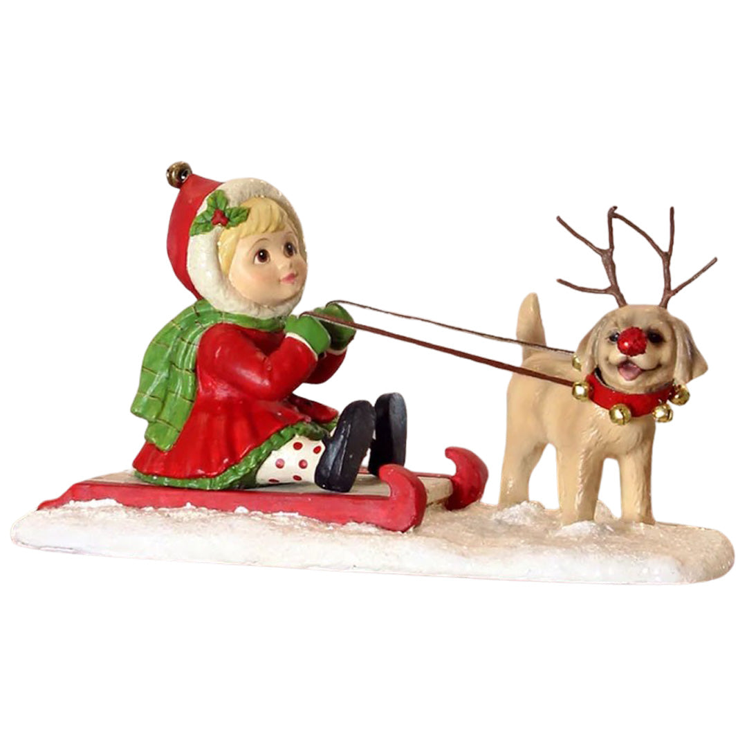 Bethany Lowe Clare with Puppy front