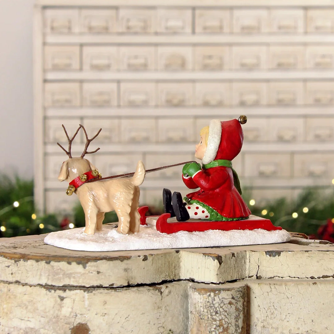 Bethany Lowe Clare with Puppy back