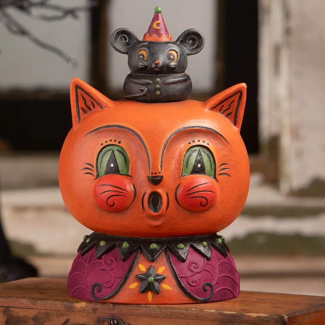 Johanna Parker Copper Cat and Merlin Mouse front lifestyle