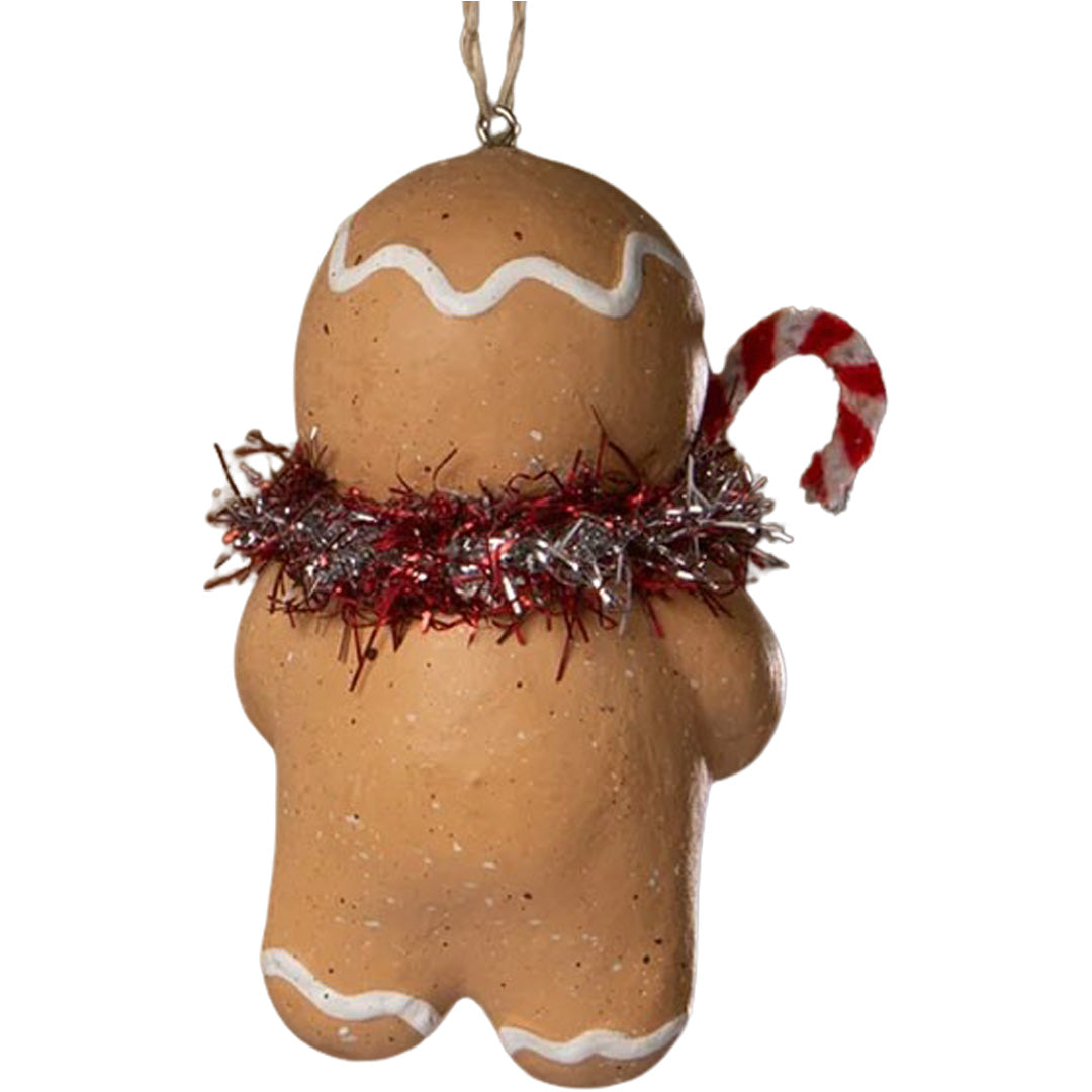 Michelle Allen for Bethany Lowe Gingerbread Boy Ornament back