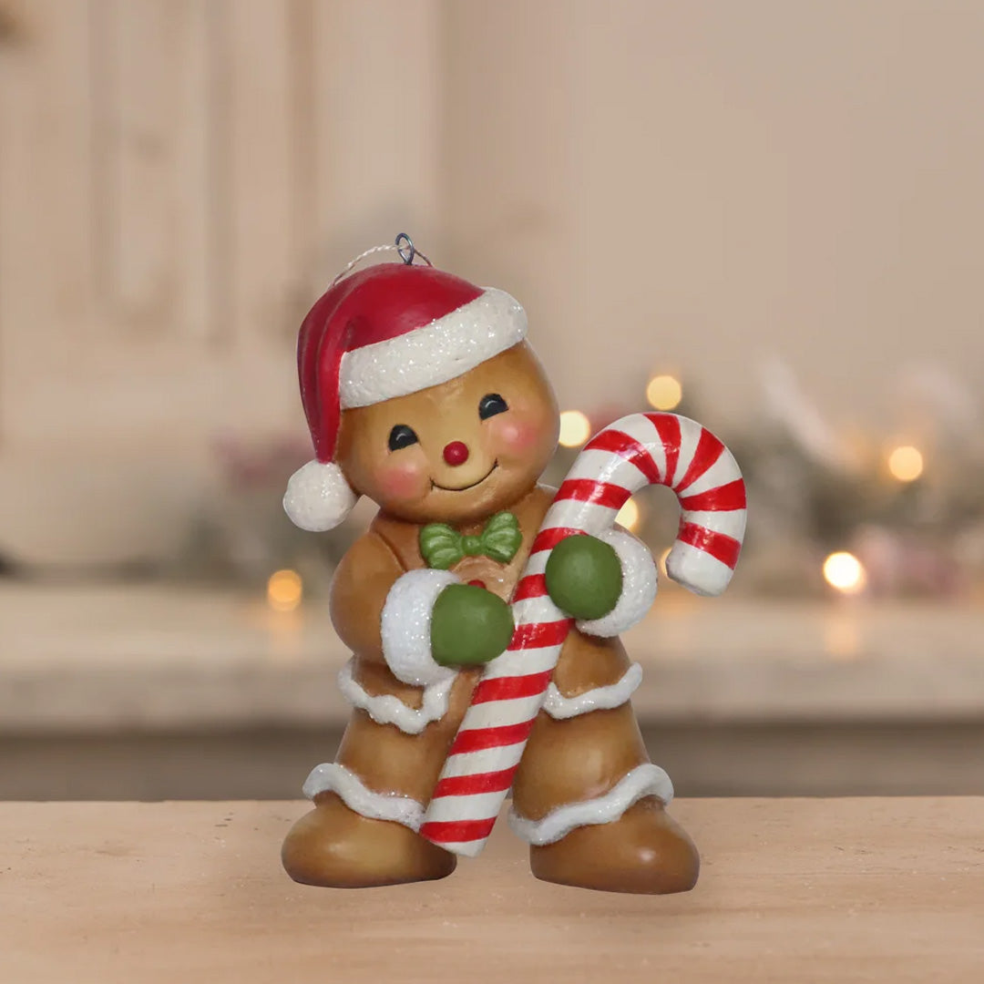 Bethany Lowe Gingerbread George Ornament front