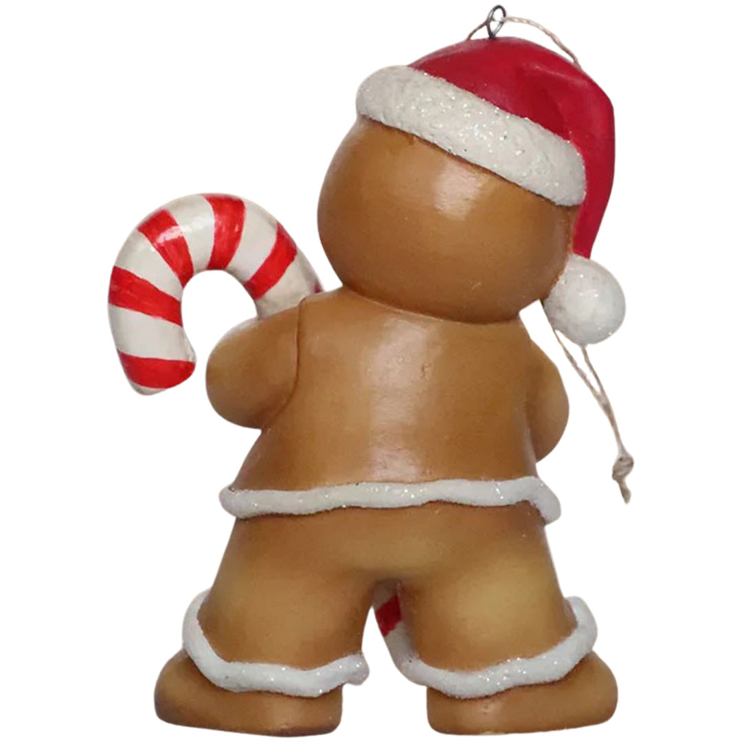 Bethany Lowe Gingerbread George Ornament back