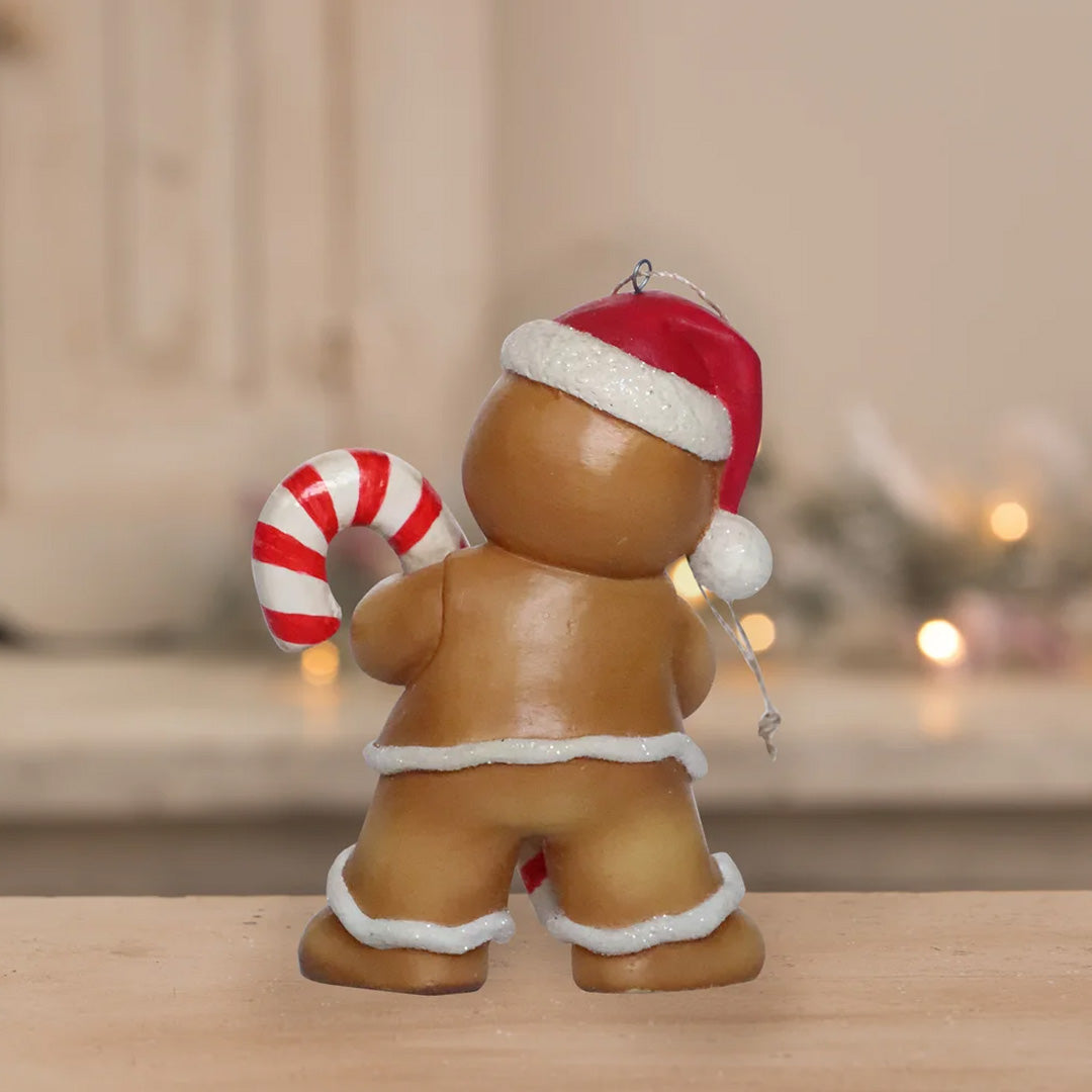 Bethany Lowe Gingerbread George Ornament back