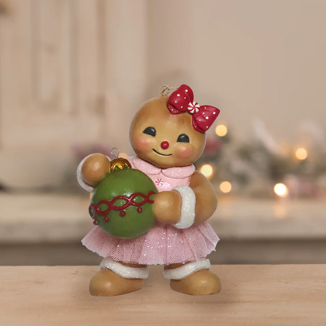 Bethany Lowe Gingerbread Joy Ornament front