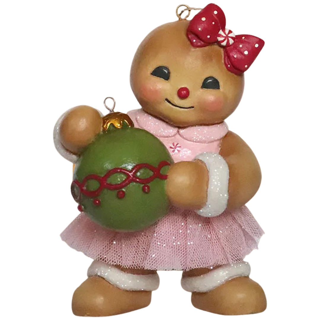 Bethany Lowe Gingerbread Joy Ornament front