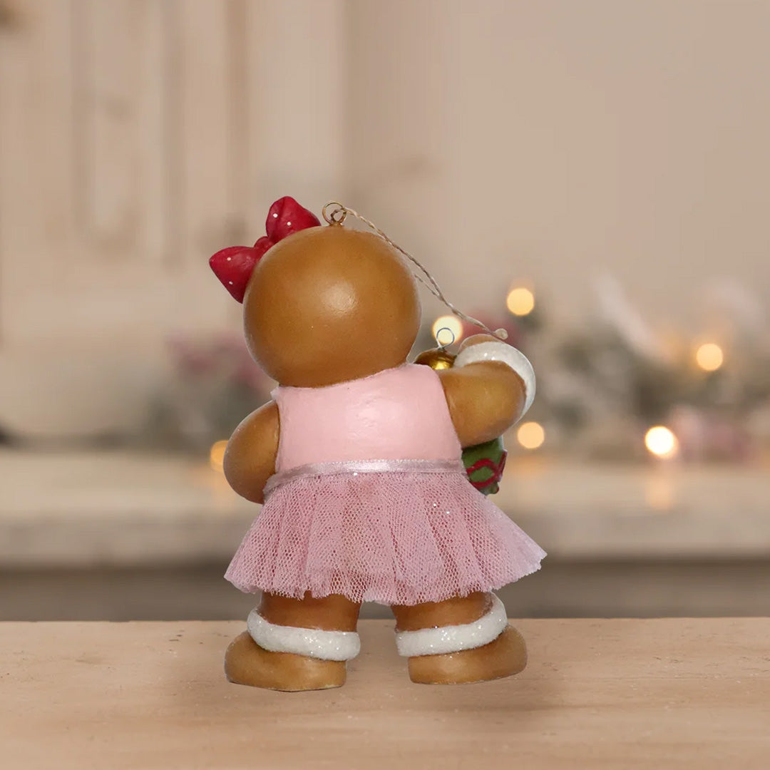 Bethany Lowe Gingerbread Joy Ornament back