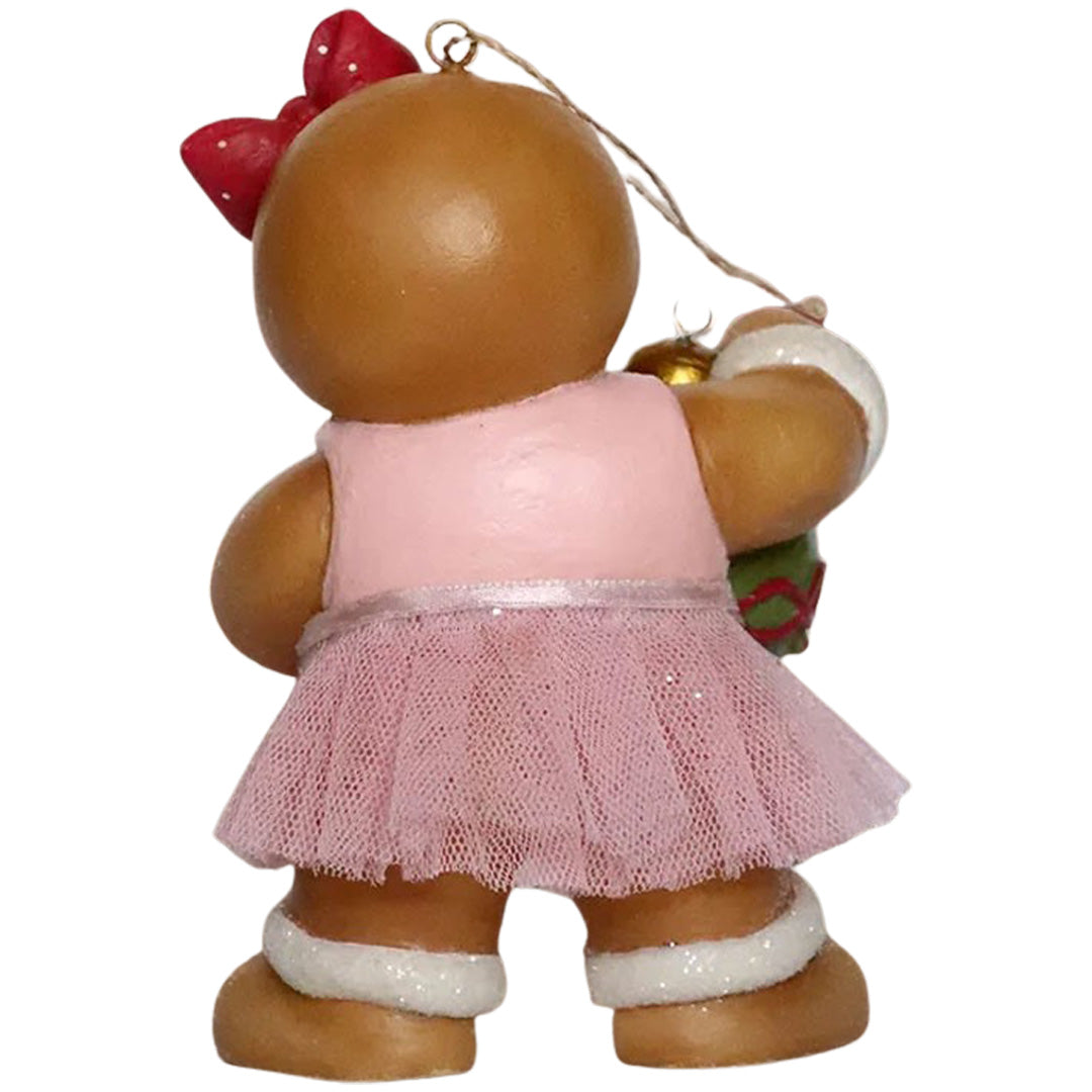 Bethany Lowe Gingerbread Joy Ornament back