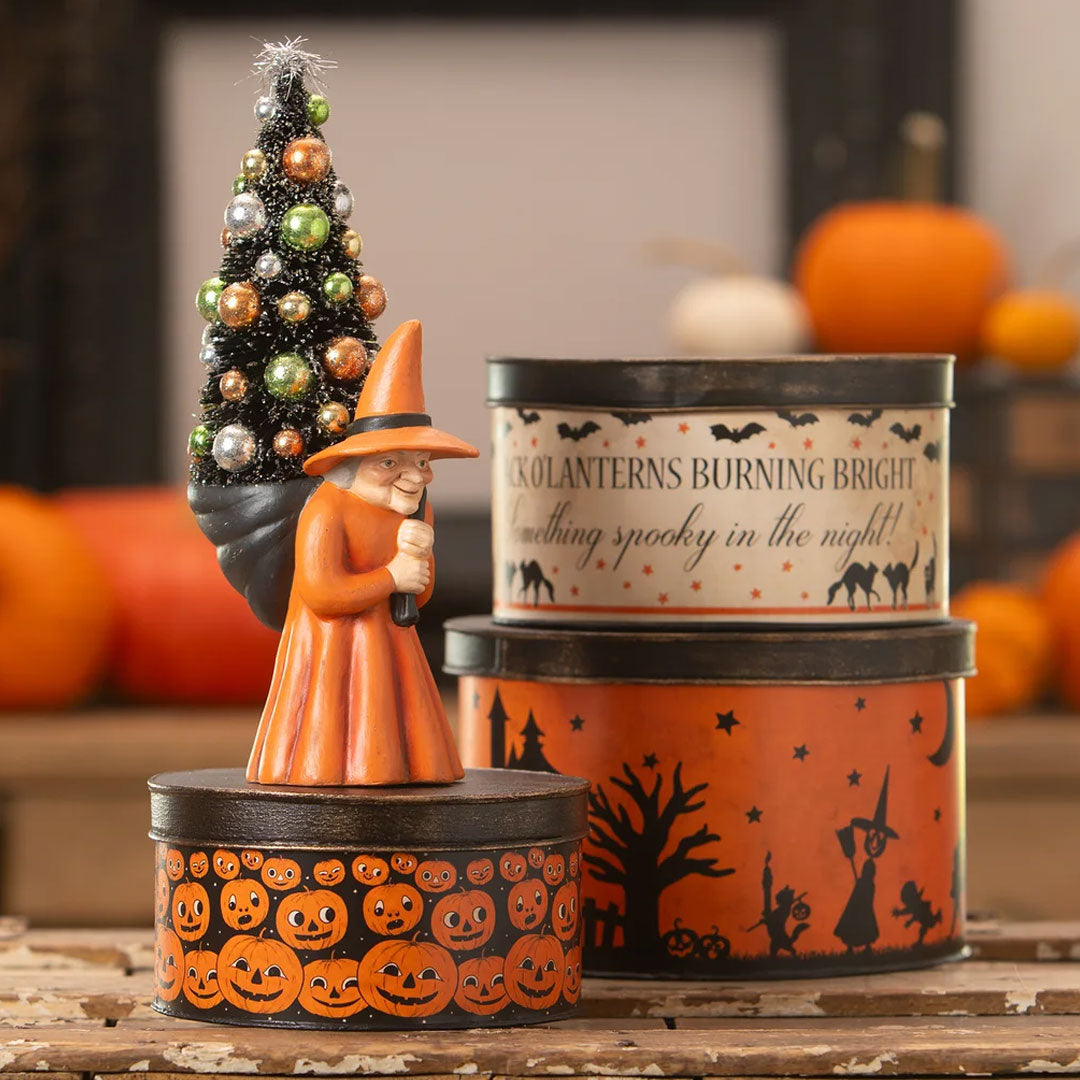 Bethany Lowe Witch Carrying Tree lifestyle