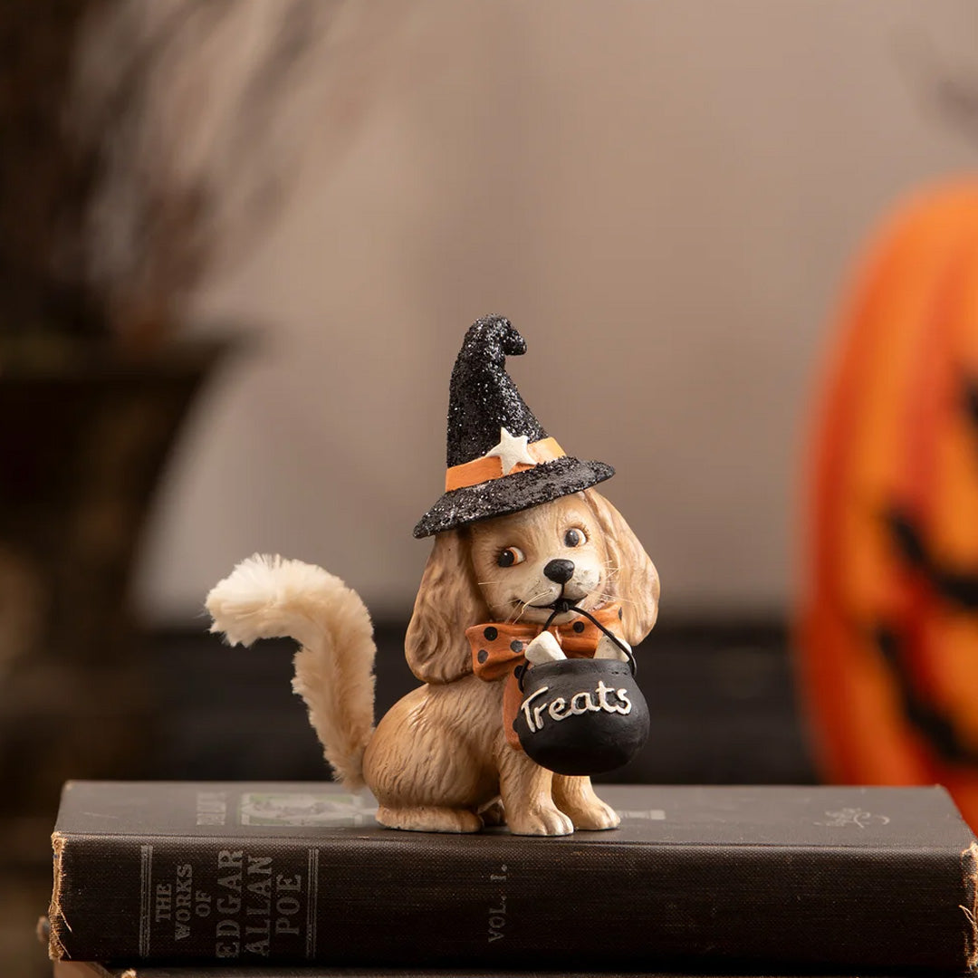 Bethany Lowe Halloween Frankie Dog front lifestyle