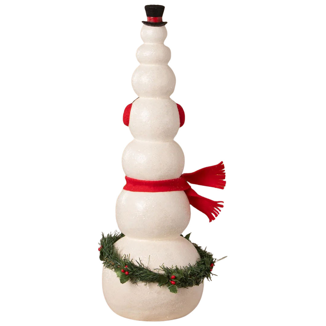Bethany Lowe Happy Snowman Stack back
