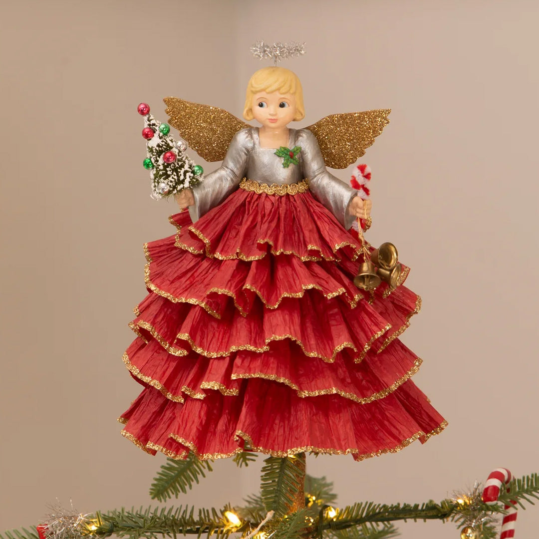 Bethany Lowe Kitschmas Angel Tree Topper front