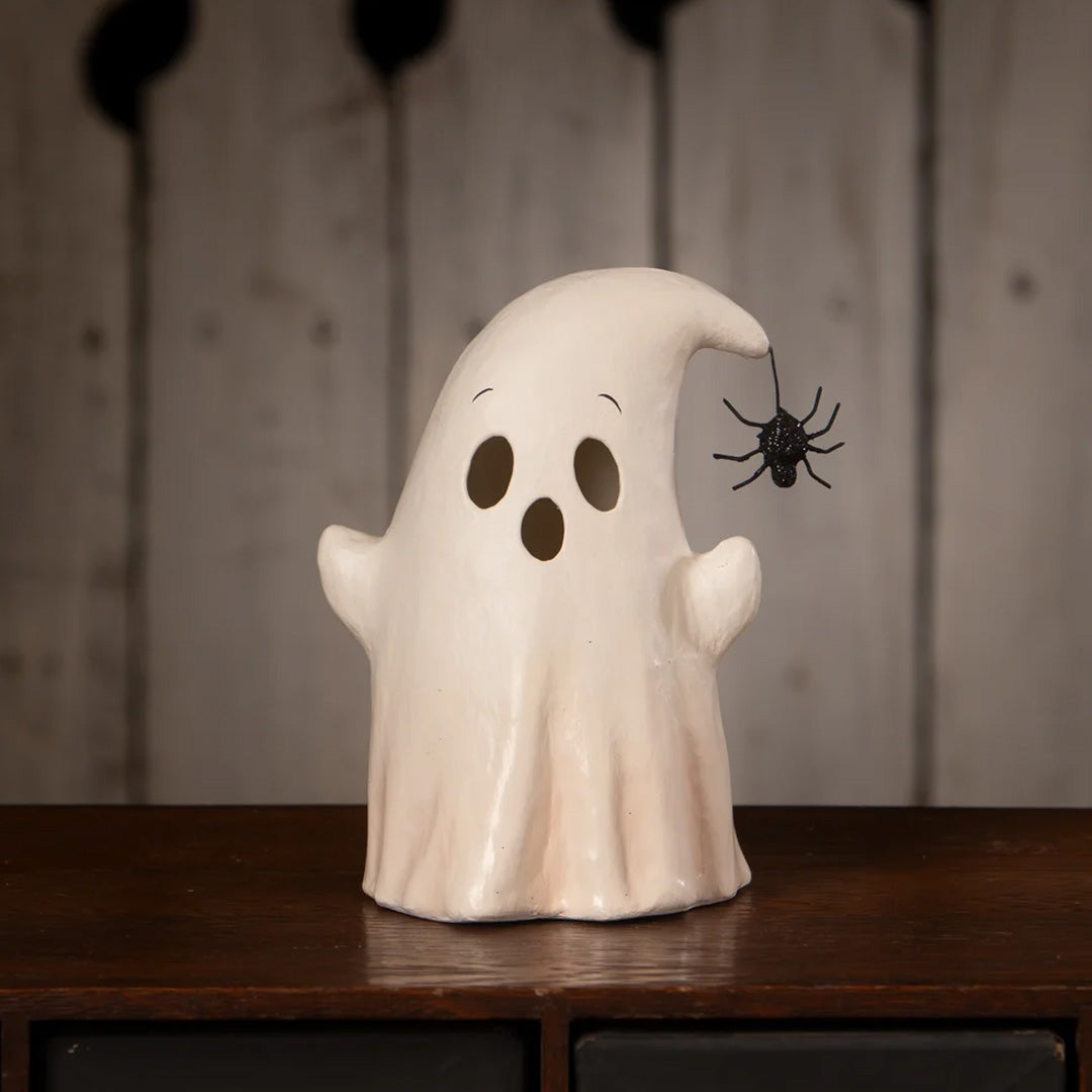 Bethany Lowe Luminary Boo with Spider lifestyle front