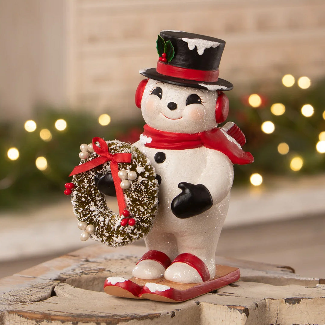 Bethany Lowe Snowy Slopes Frosty front lifestyle