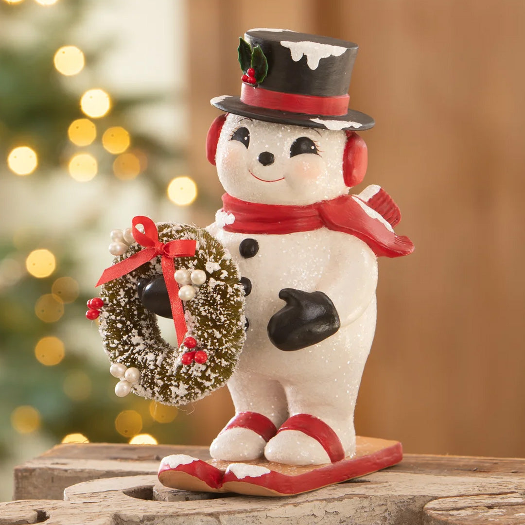 Bethany Lowe Snowy Slopes Frosty front close up