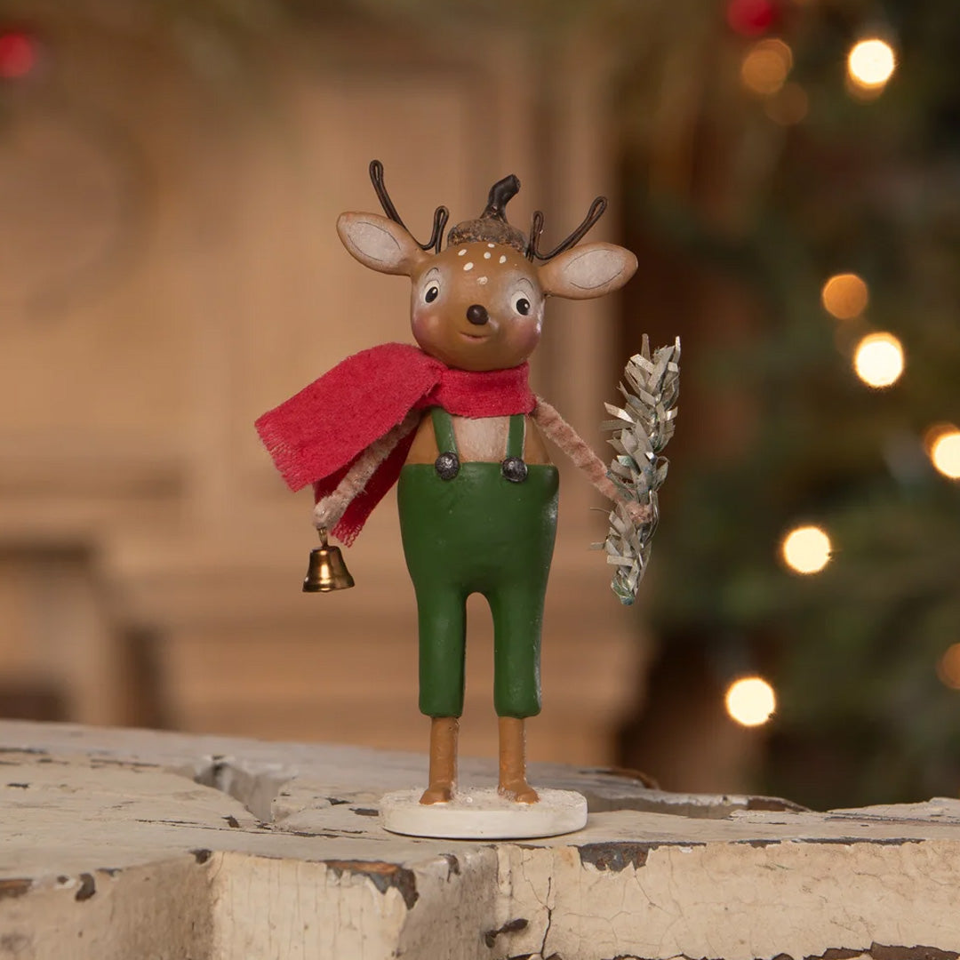 Michelle Lauritsen for Bethany Lowe Sweet Reindeer in Suspenders front lifestyle