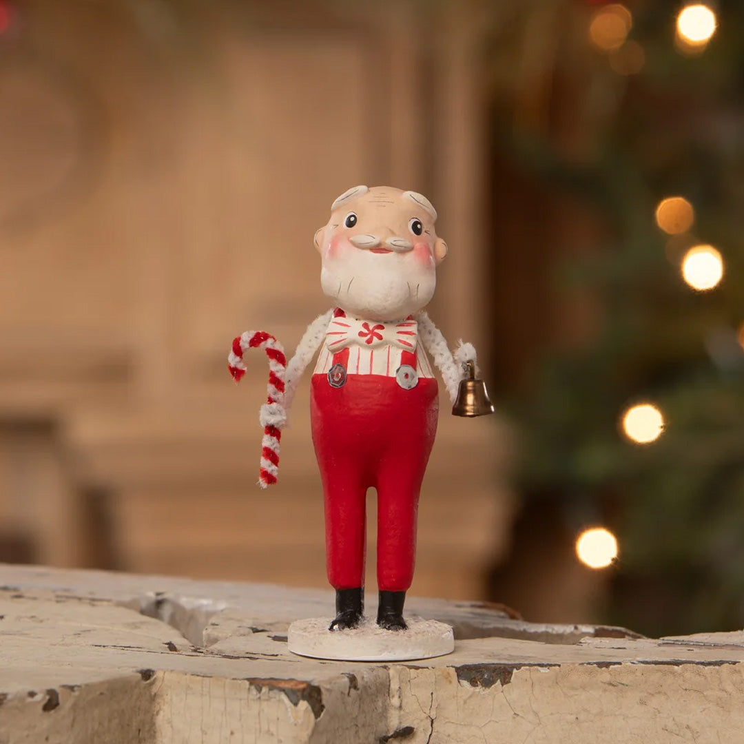 Michelle Lauritsen for Bethany Lowe Sweet Santa in Suspenders front lifestyle