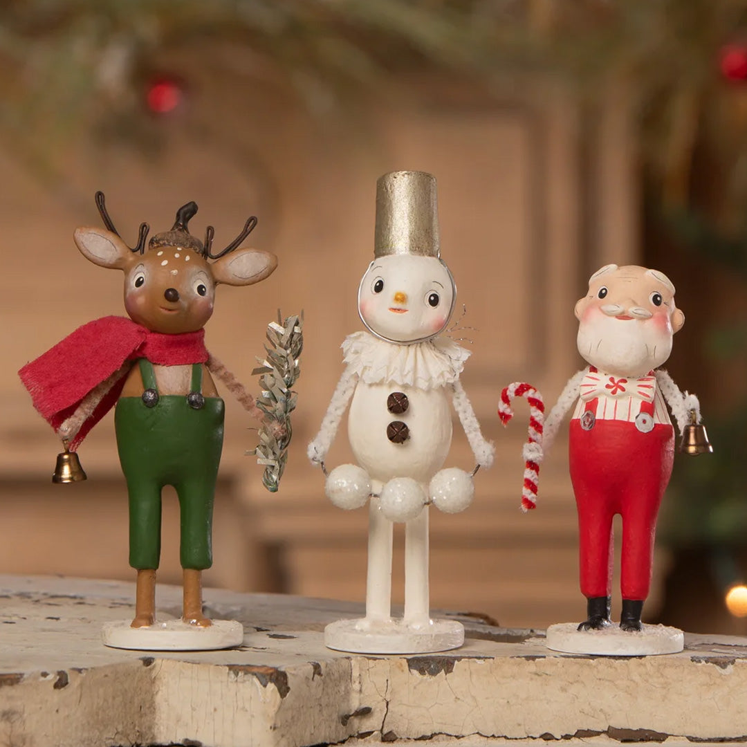 Michelle Lauritsen for Bethany Lowe Sweet Santa in Suspenders set lifestyle