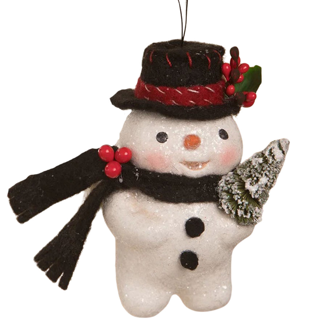 Raggedy Pants Designs for Bethany Lowe Traditional Snowman Ornament