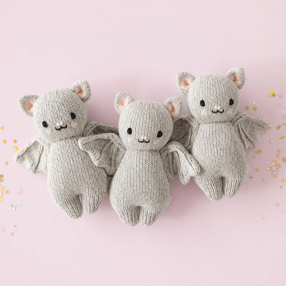 Cuddle Kind Baby Bat Grey lifestyle set