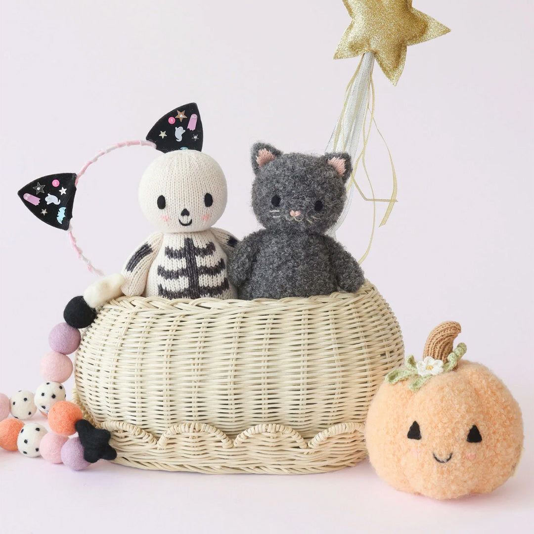 Cuddle Decor Cuddle Kind Baby Skeleton Charcoal lifestyle set