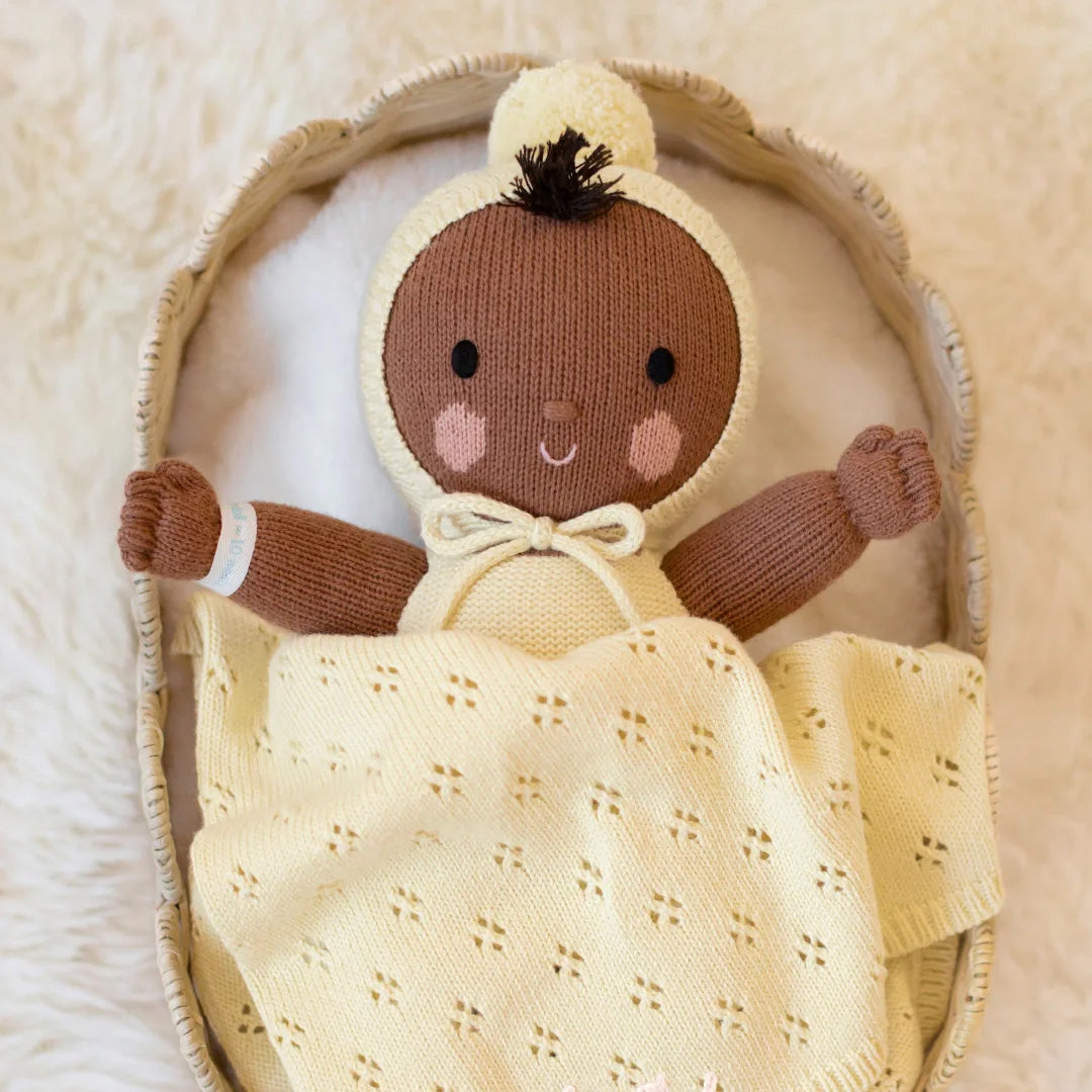 Cuddle Decor Cuddle Kind My First Baby Buttercup 14" front lifestyle