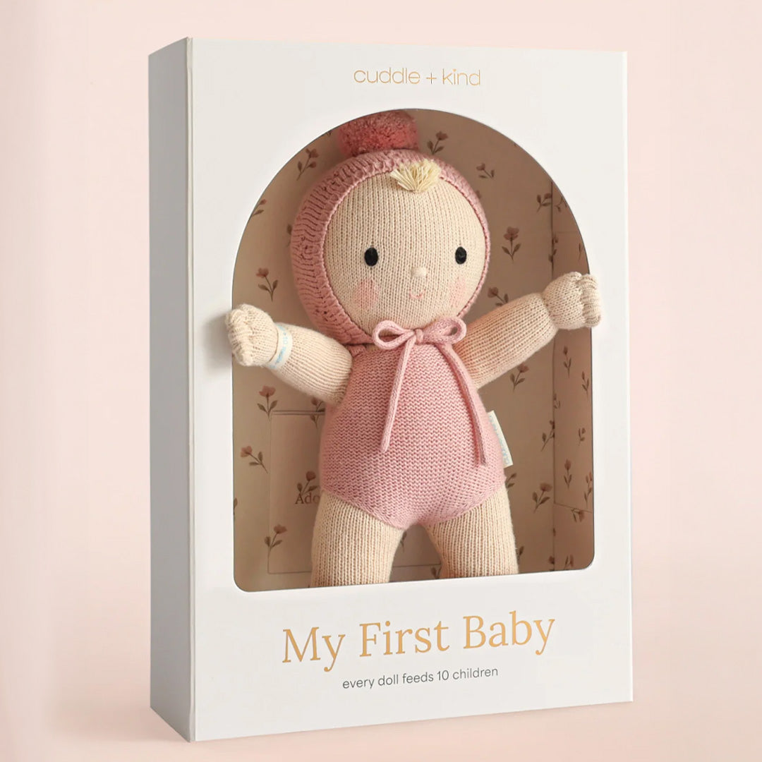 Cuddle Decor Cuddle Kind My First Baby Berry Rose lifestyle