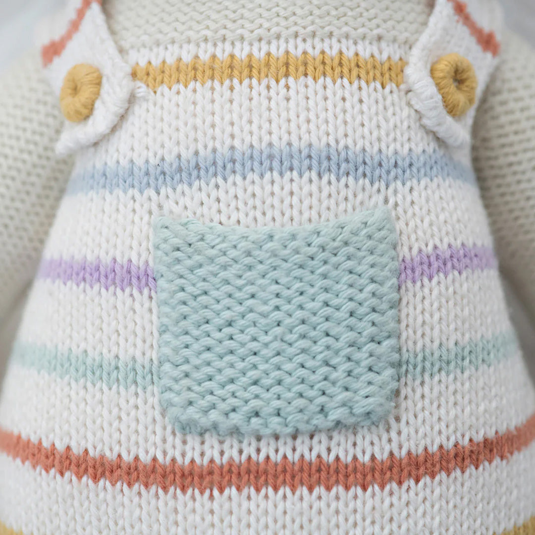 Cuddle Decor Avery the Lamb by Cuddle+Kind close up