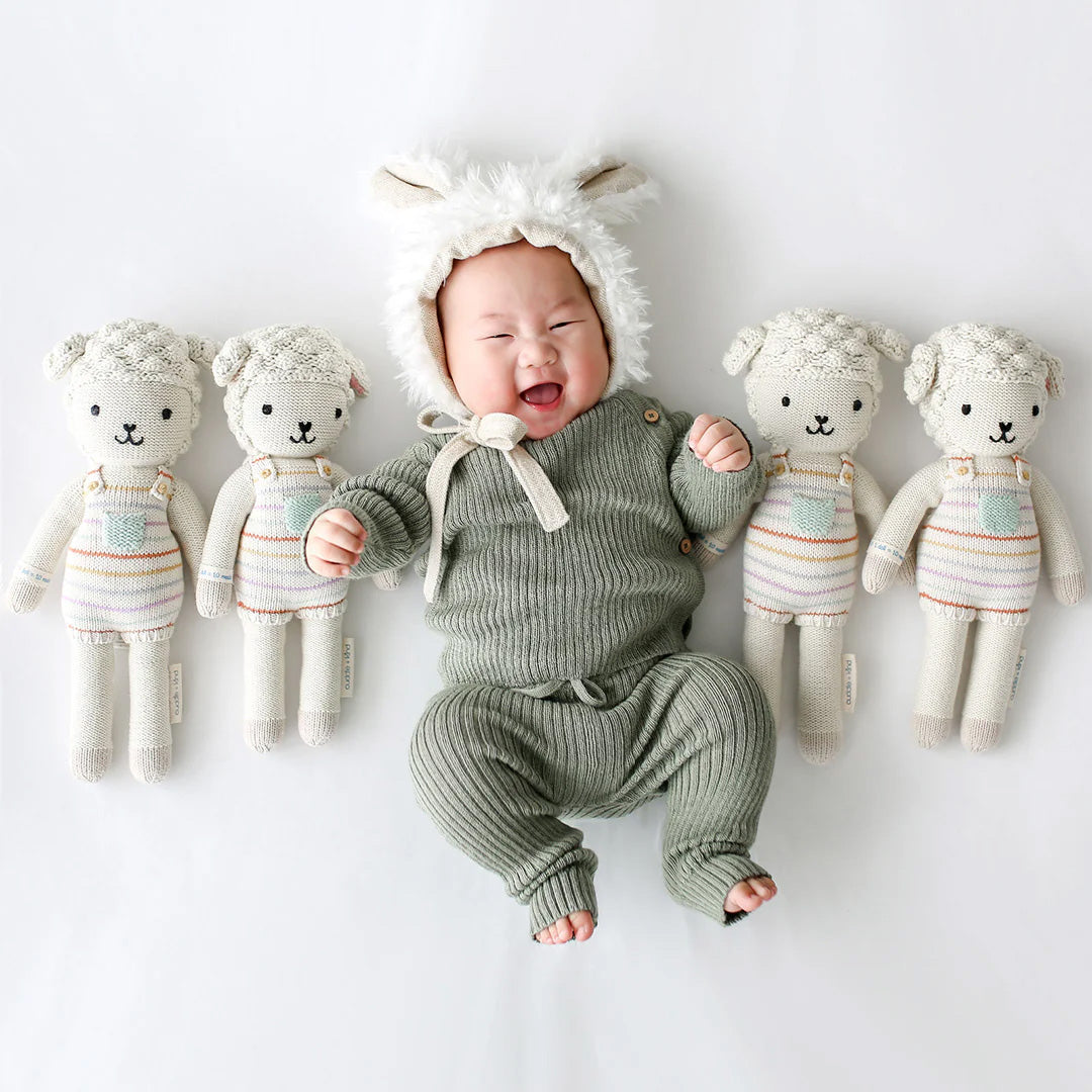 Cuddle Decor Avery the Lamb by Cuddle+Kind front lifestyle 1