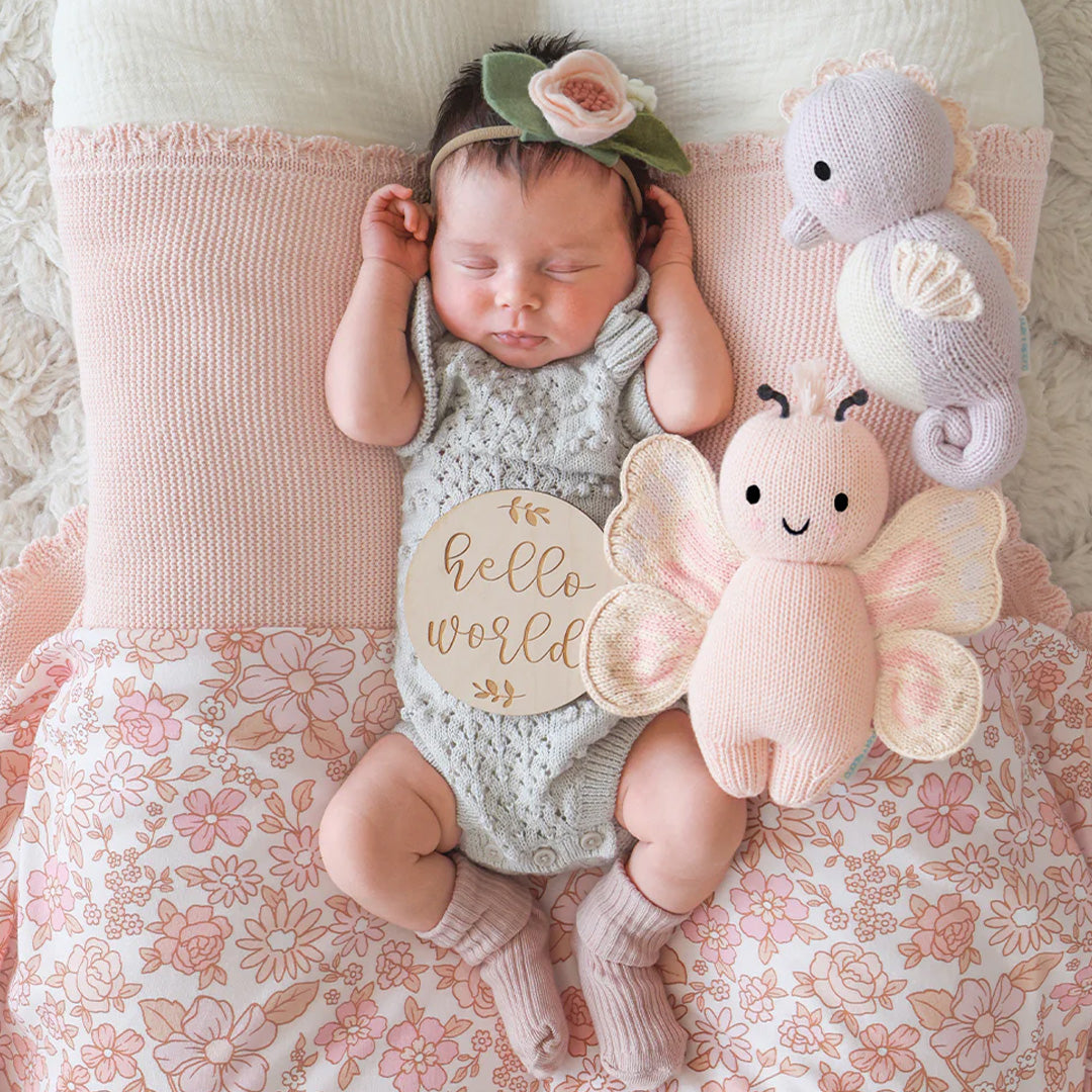 Cuddle Kind Baby Butterfly Petal Pink 7