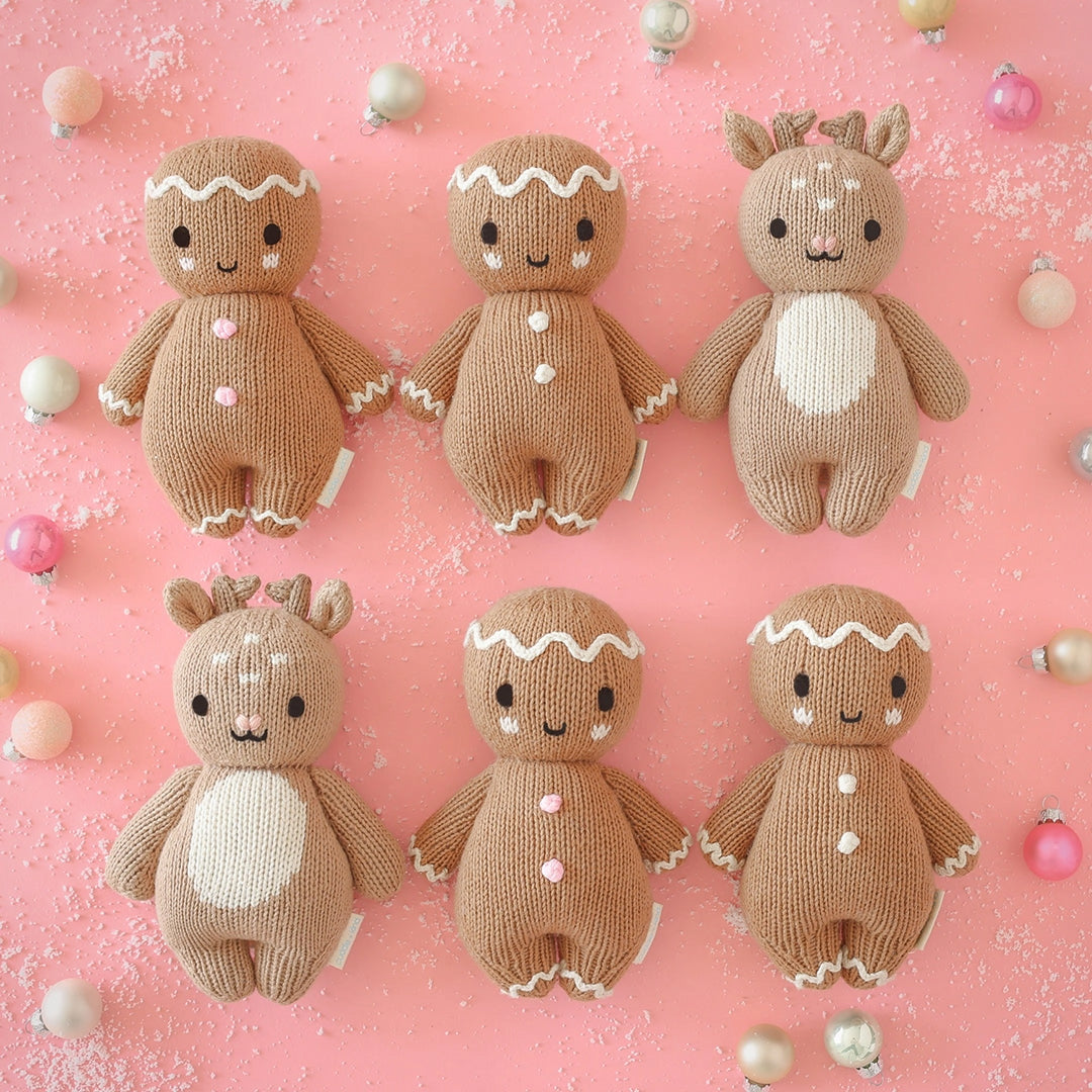 Cuddle Decor Baby Gingerbread Icing White by Cuddle+Kind set