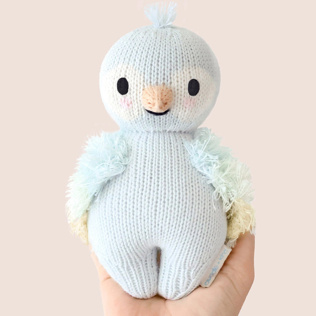 Cuddle Kind Baby Parrot Sky Blue 4