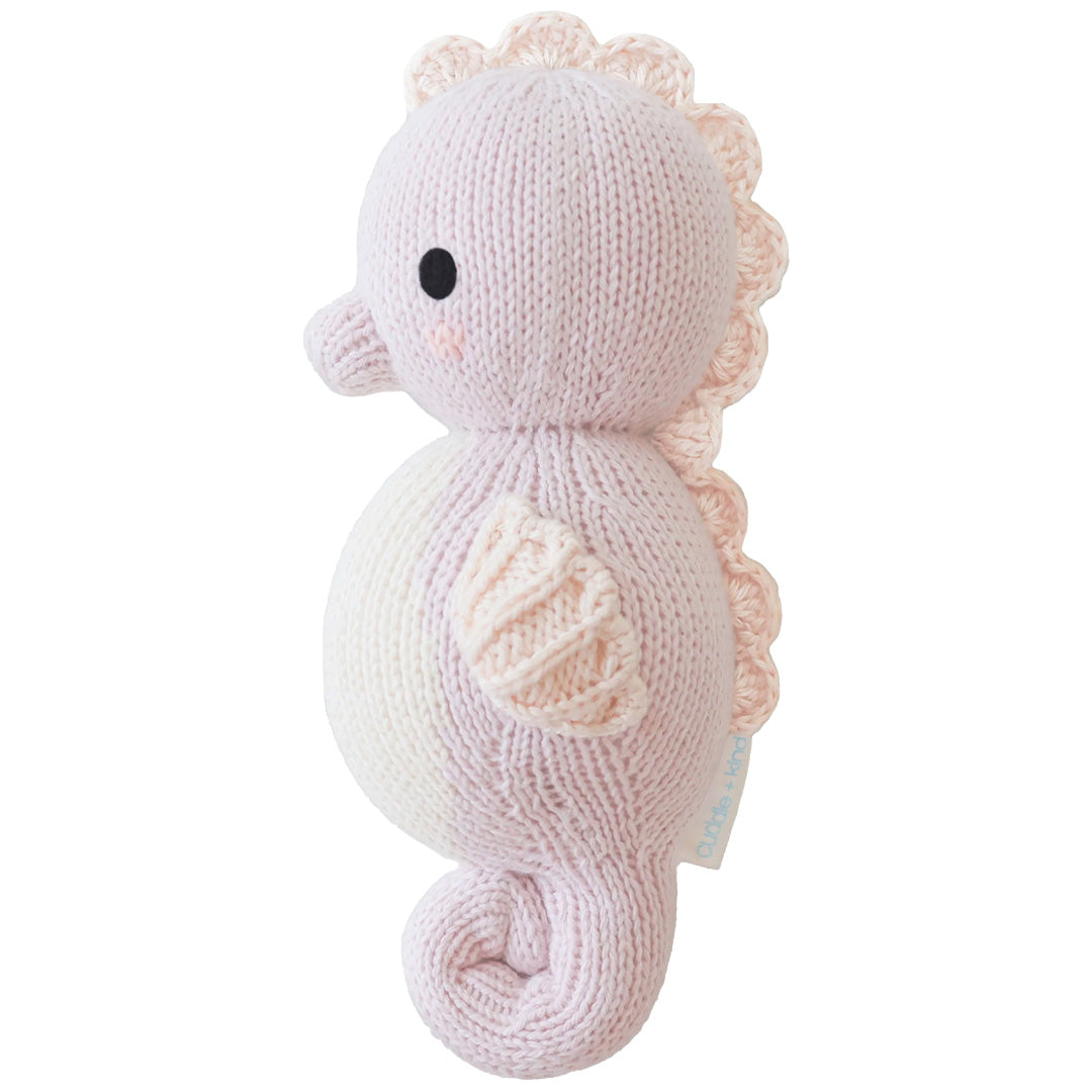 Cuddle Decor Cuddle and Kind Baby Seahorse Lilac front