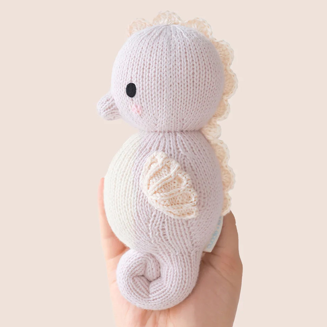 Cuddle Decor Cuddle and Kind Baby Seahorse Lilac lifestyle