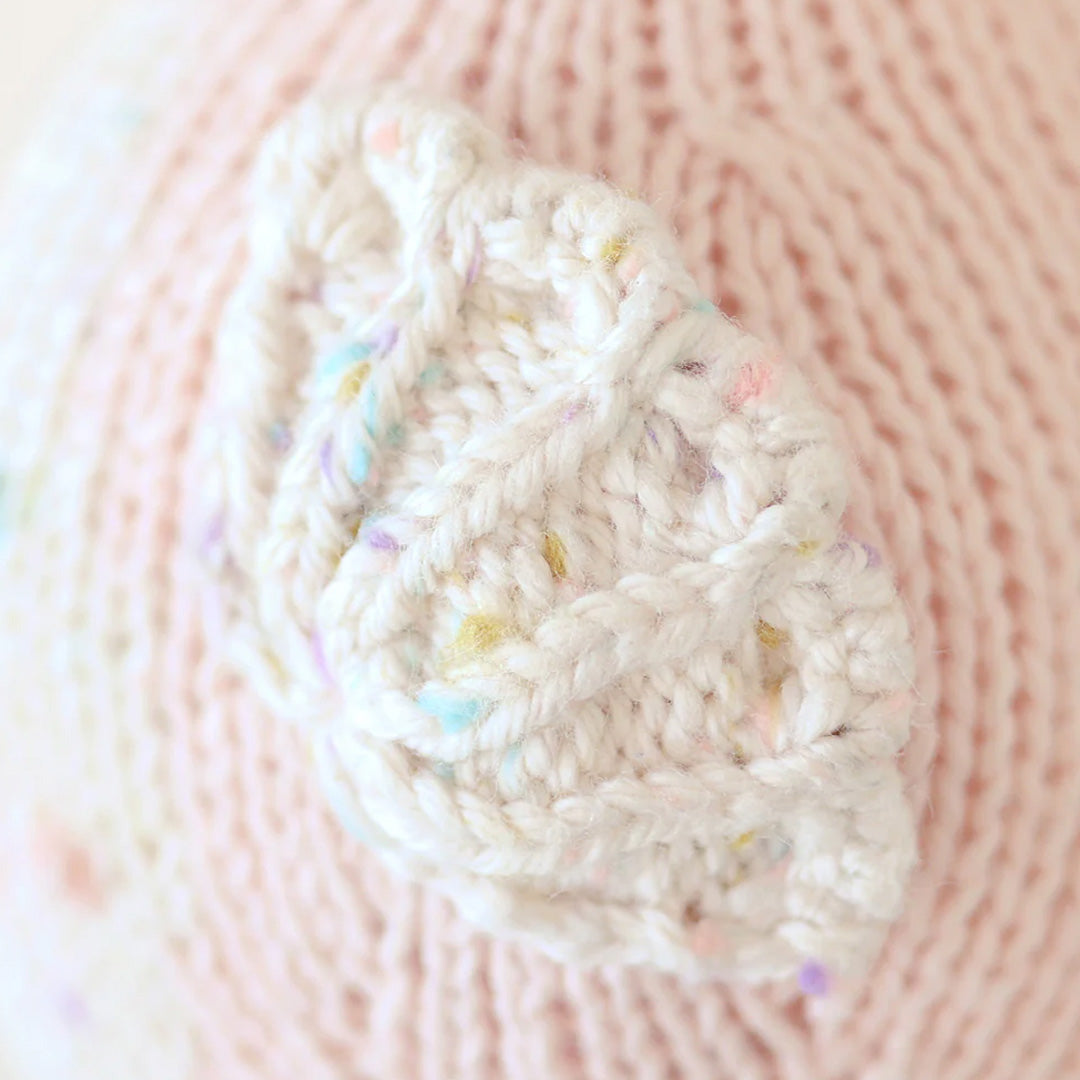 Cuddle Decor Cuddle and Kind Baby Seahorse Powder Pink close up