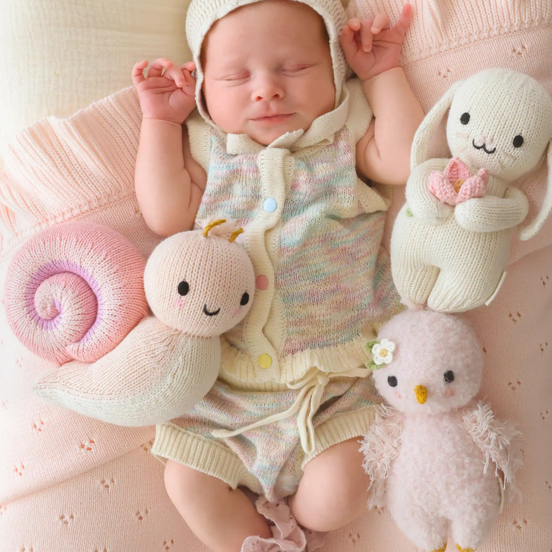 Cuddle Decor Baby Snail Peony by Cuddle+Kind lifestyle 1