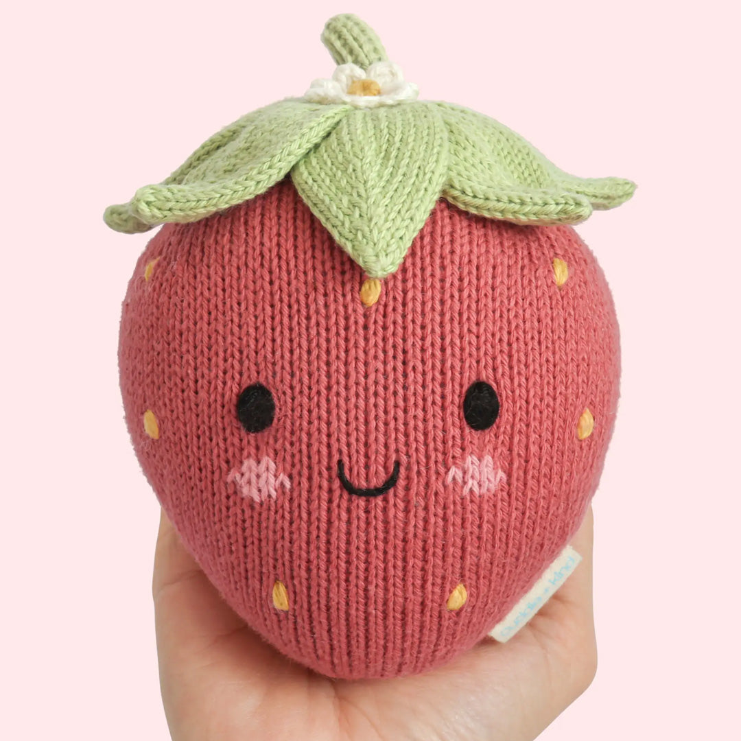 Cuddle Decor Cuddle and Kind Baby Strawberry Red front