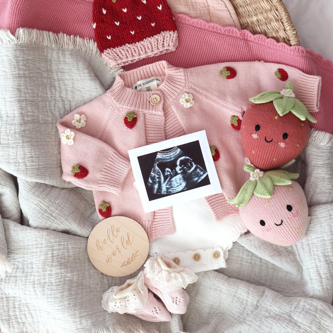 Cuddle Decor Cuddle and Kind Baby Strawberry Red lifestyle