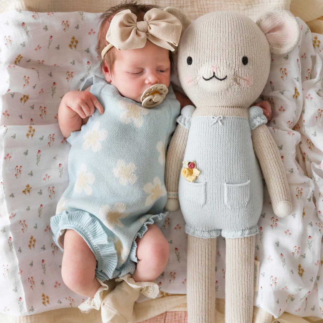 Cuddle Decor Cuddle and Kind Beatrice the Mouse Periwinkle lifestyle