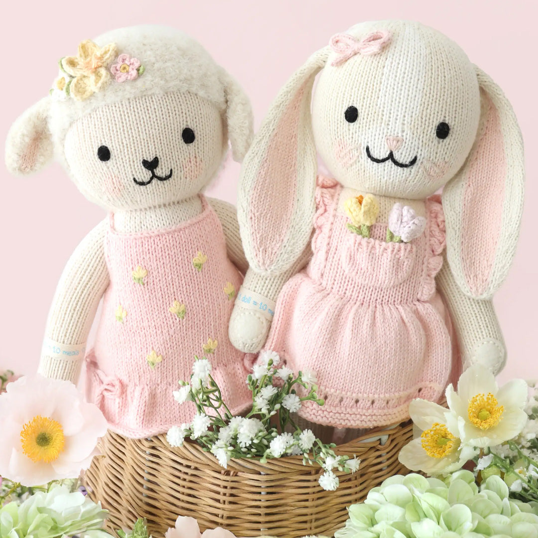 Cuddle Decor Clover the Bunny Blossom by Cuddle+Kind set