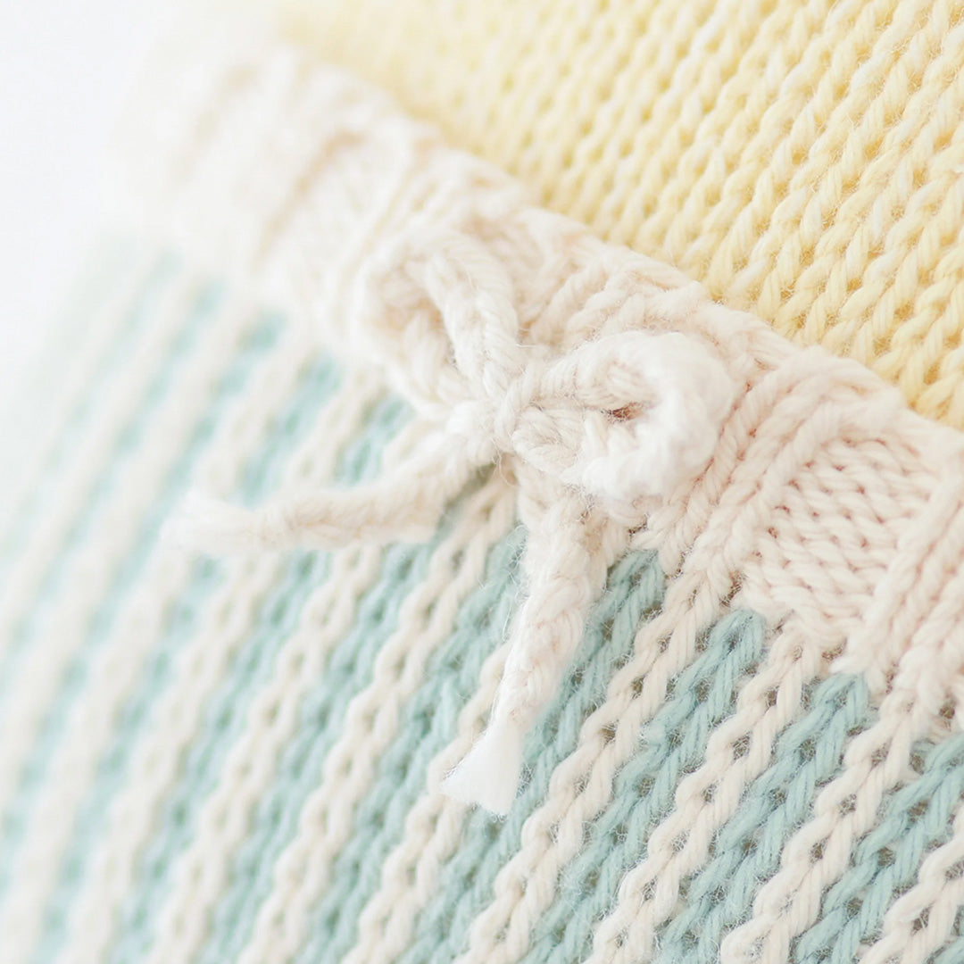 Cuddle Decor Finley the Duckling by Cuddle+Kind close up