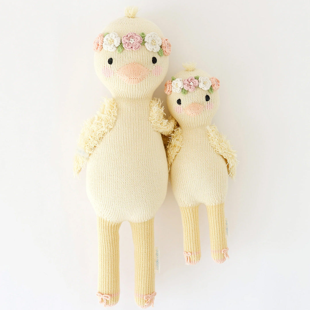 Cuddle Decor Flora the Duckling Mauve by Cuddle+Kind set