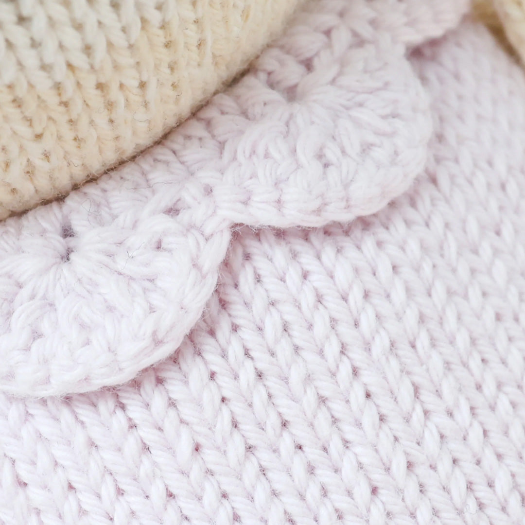 Cuddle Decor Cuddle Kind Hannah the Bunny Violet close up