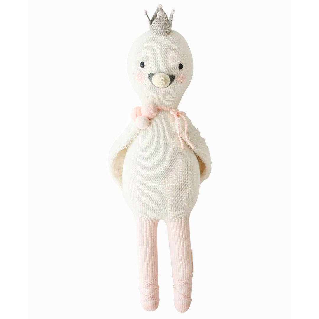 Cuddle Decor Harlow the Swan by Cuddle+Kind front