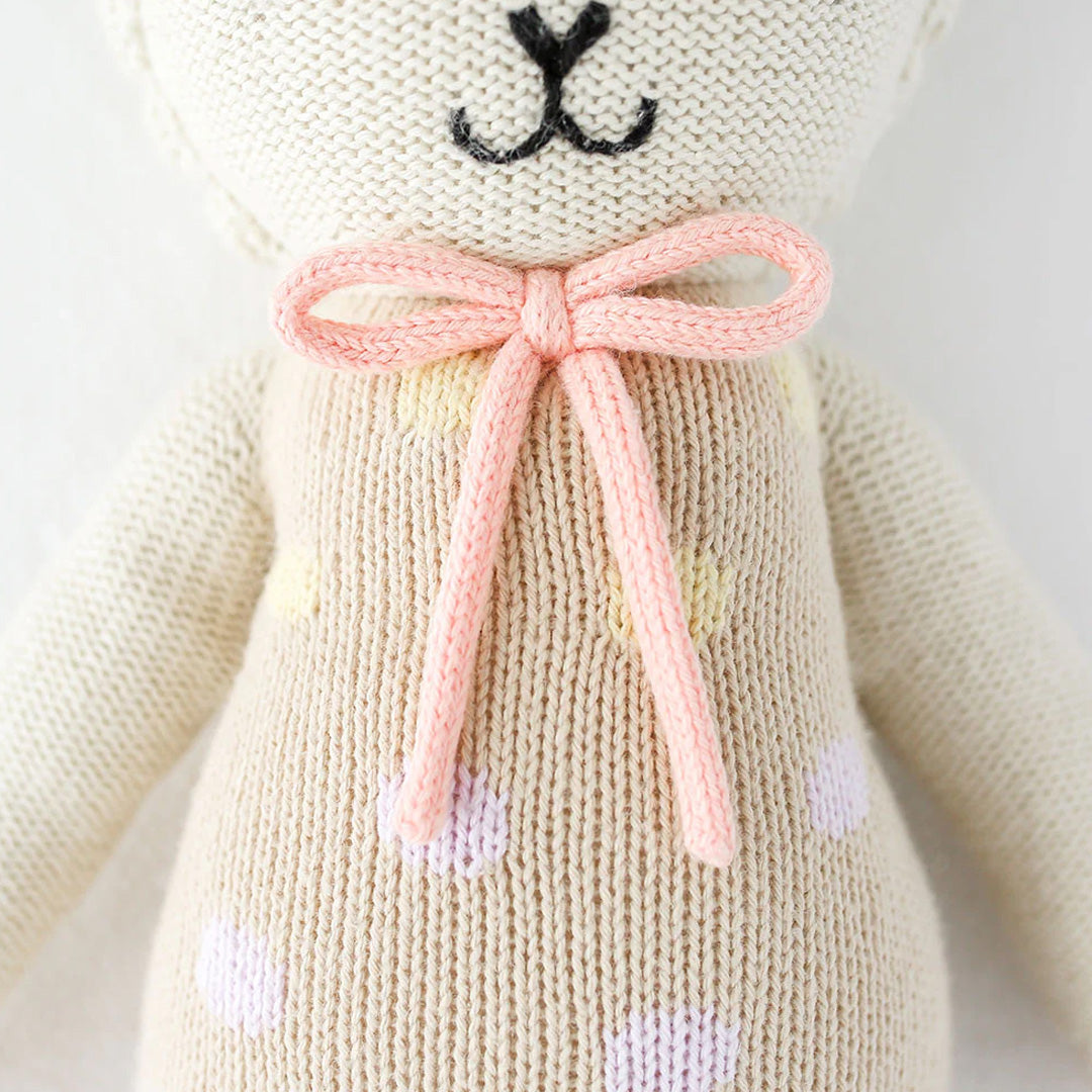 Cuddle Decor Lucy the Lamb Pastel by Cuddle+Kind close up