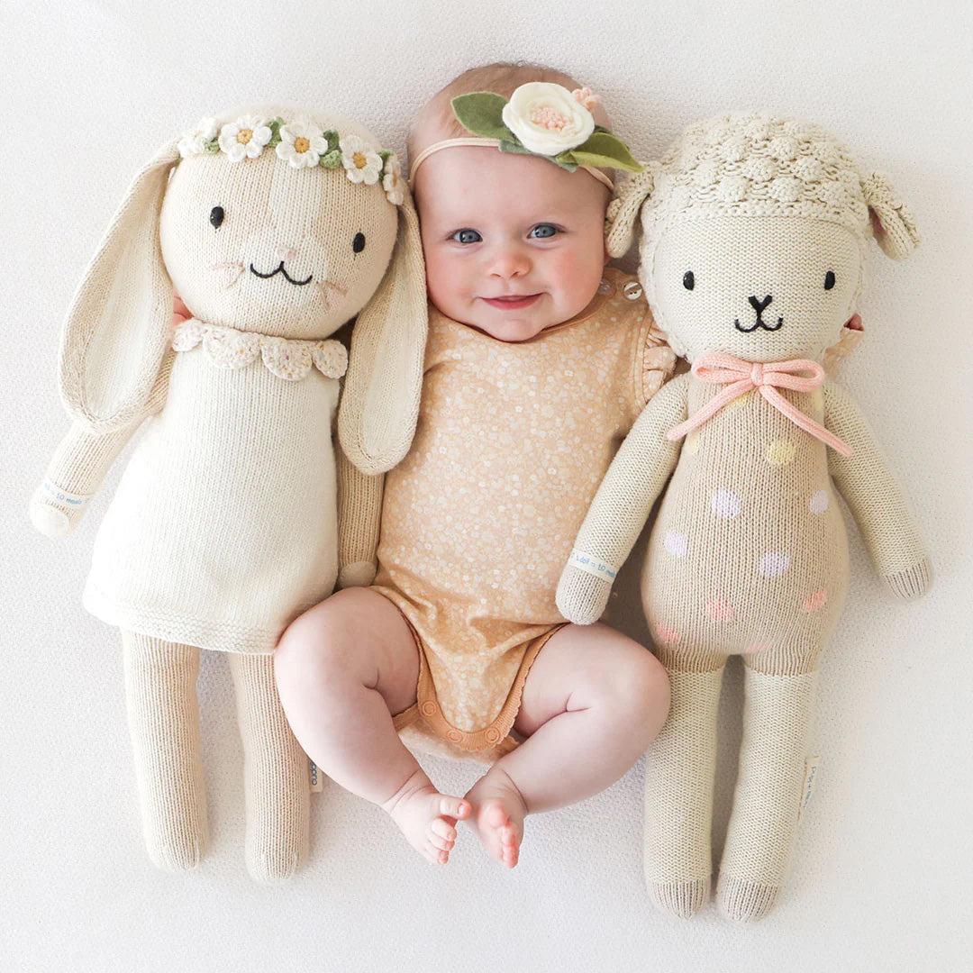 Cuddle Decor Lucy the Lamb Pastel by Cuddle+Kind lifestyle 2