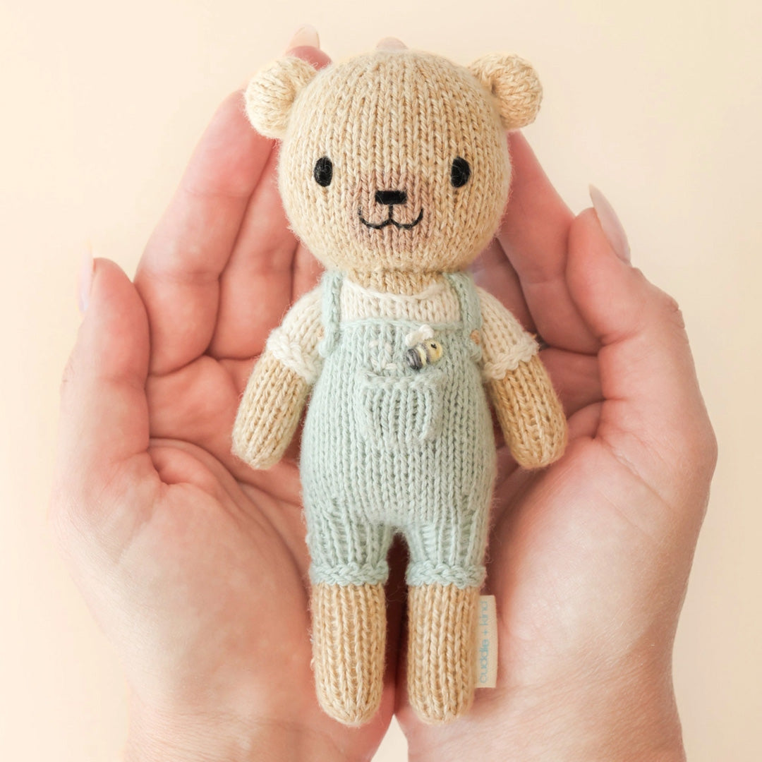 cuddle kind Tiny Charlie the Honey Bear close up