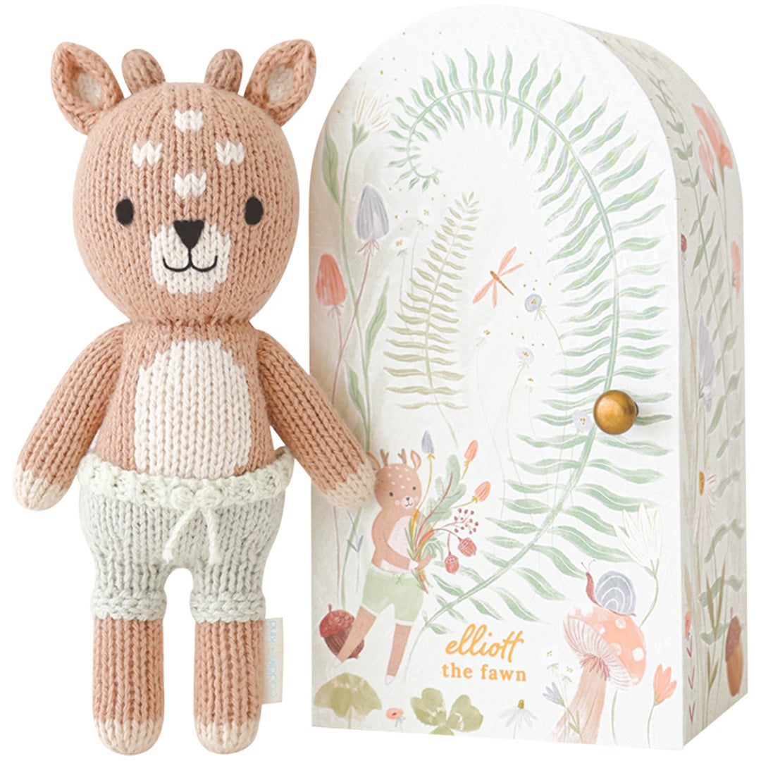 cuddle kind Tiny Elliott the Fawn