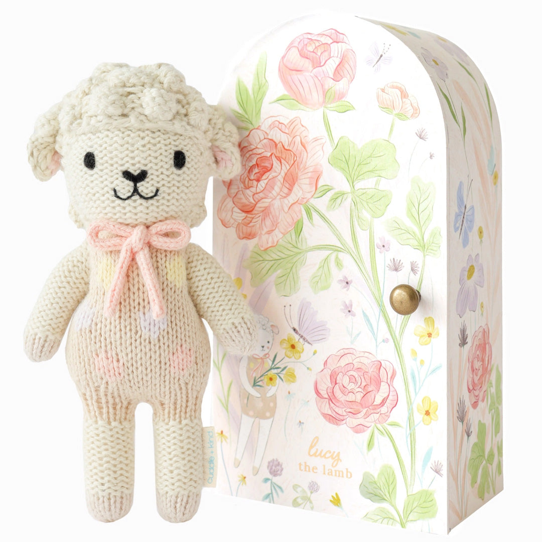 cuddle kind Tiny Lucy the Lamb