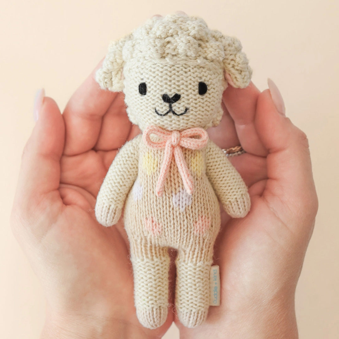 cuddle kind Tiny Lucy the Lamb