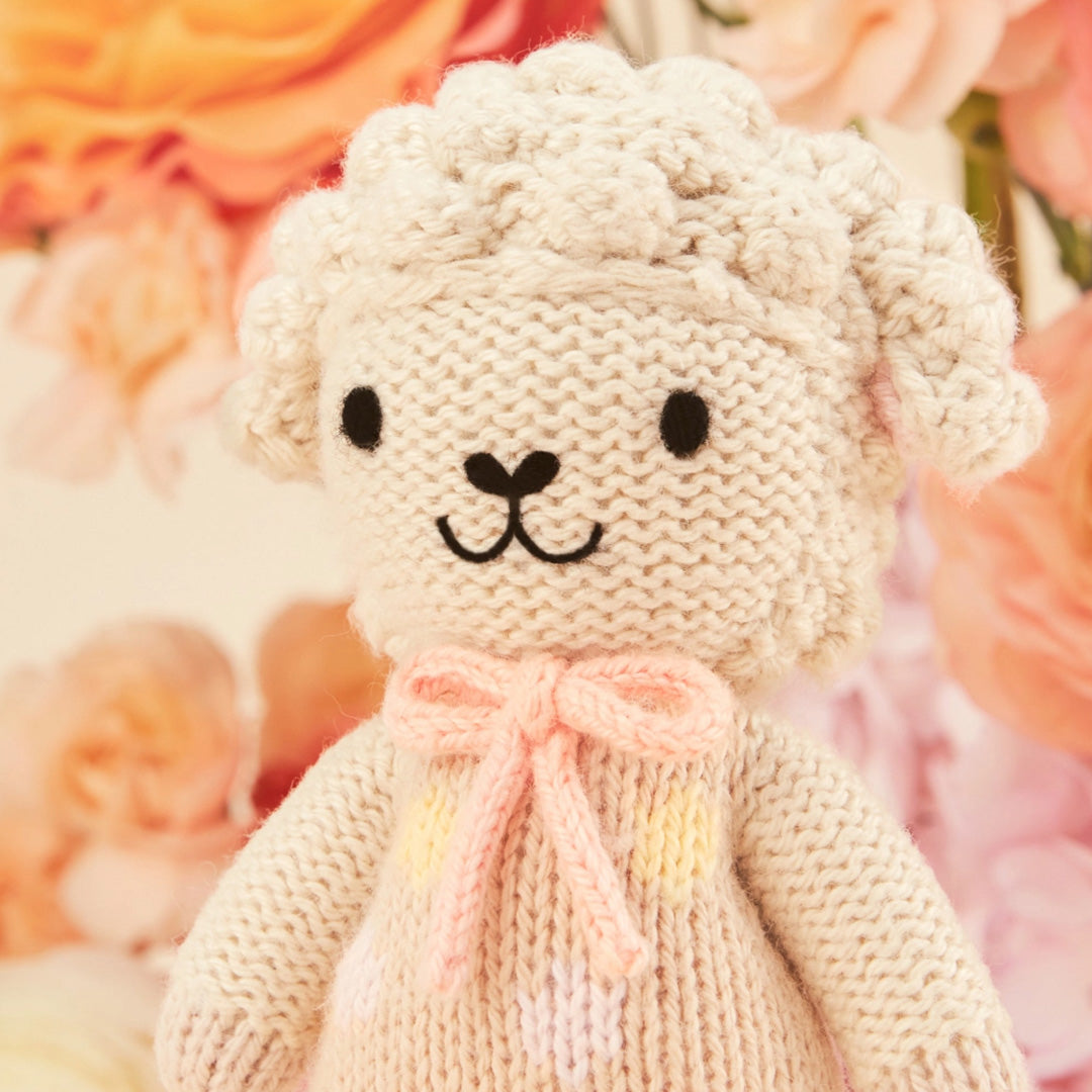 cuddle kind Tiny Lucy the Lamb